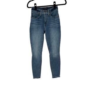 Lucky Brand High‎ Rise Skinny Raw Hem Bridgette Jeans